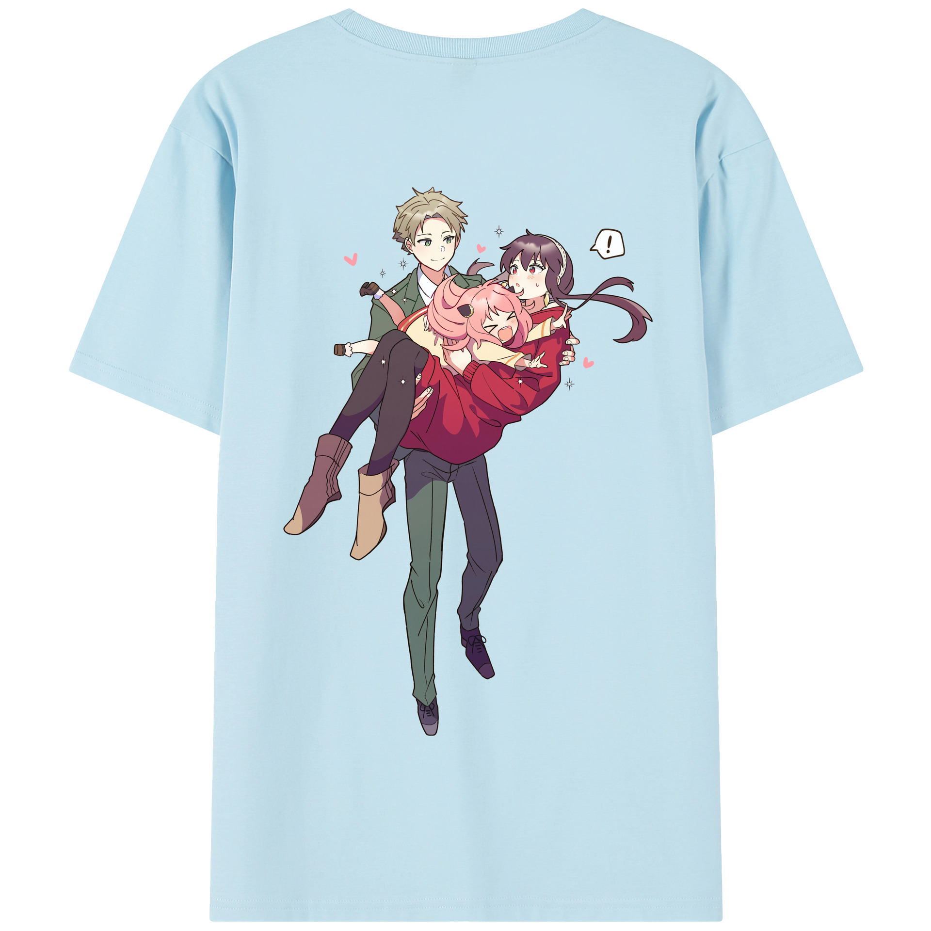 （画像用） SPY×FAMILY间谍家家酒 綿100％半袖Tシャツ（背面プリント）
